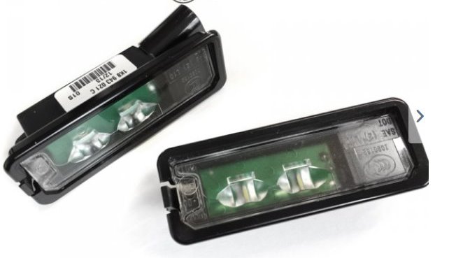Ledplaatverlichting achter