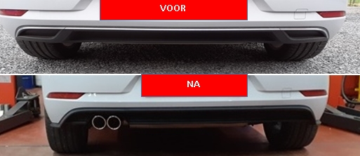Aanpassingen uitlaat
